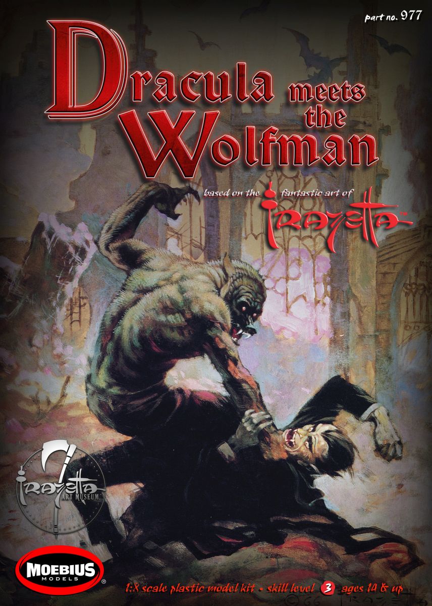 Dracula Meets the Wolfman - Frazetta