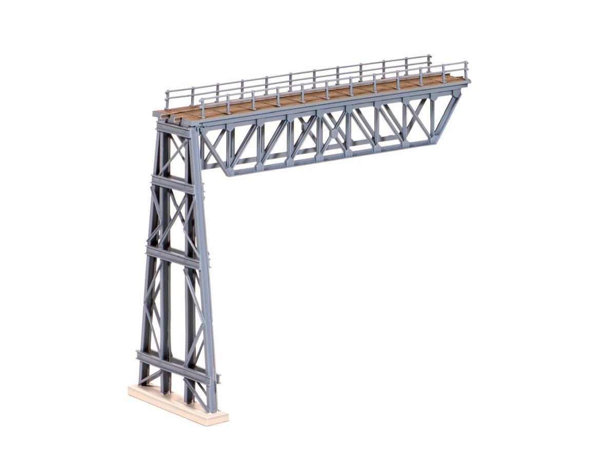 N Steel Truss Span  with Steel Trestle