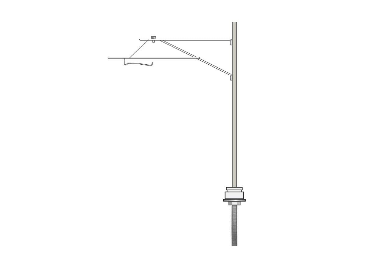 HO Catenary System Mast