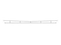 HO Catenary Contact Wires 340mm (5)