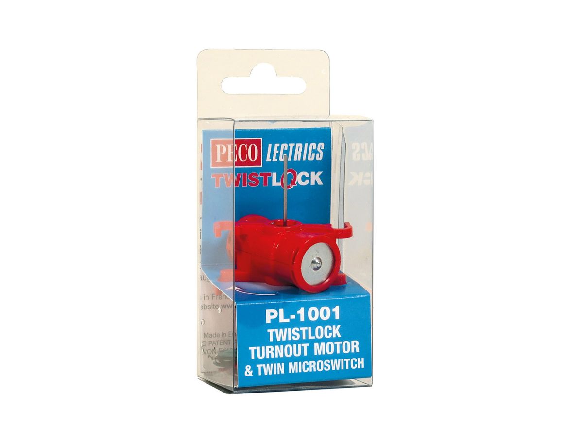 Twistlock turnout Motor and Microswitch