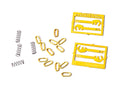 O 3 Link Couplings Etched hook Springs