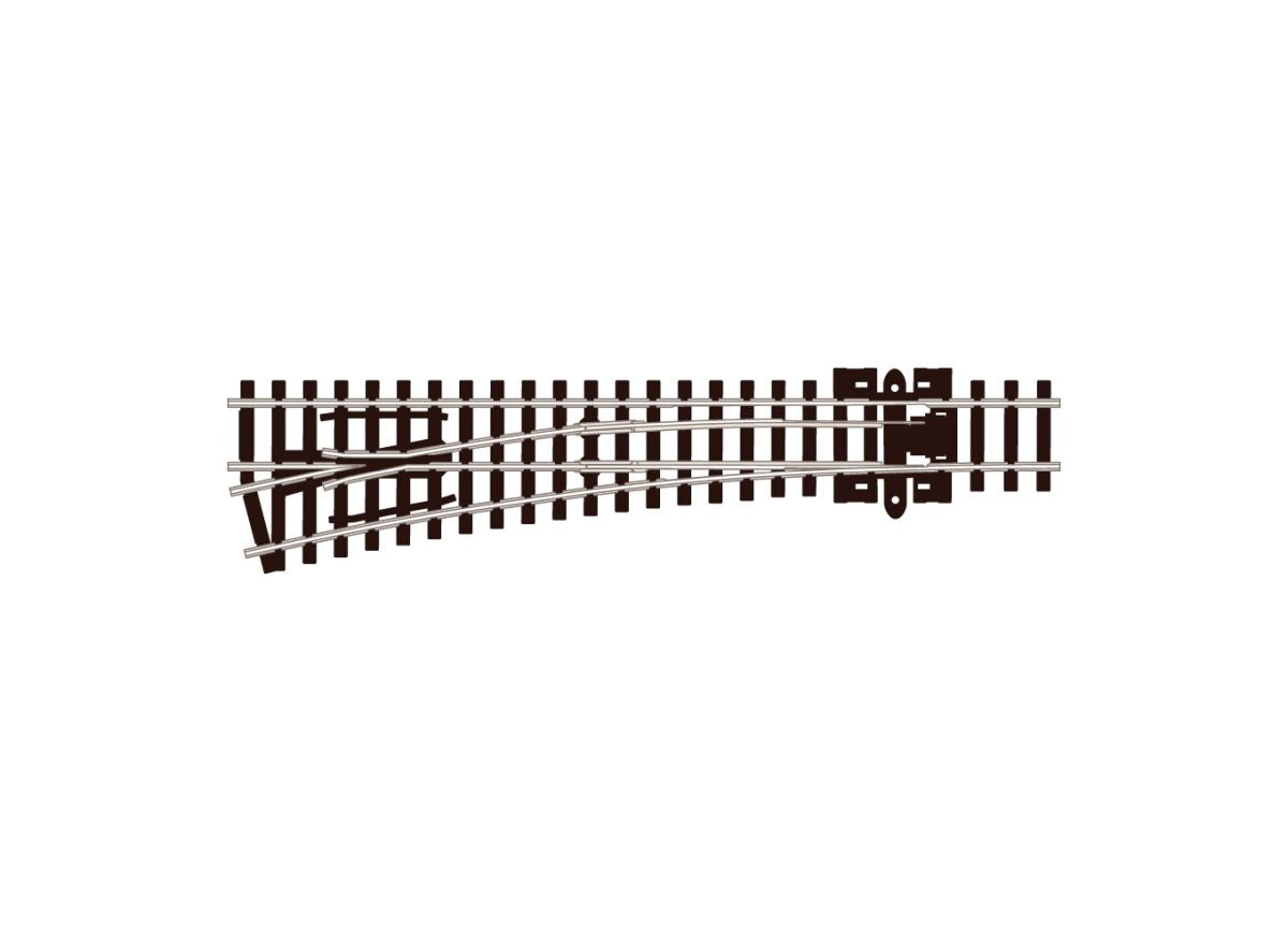 N Streamline Medium Radius Turnout UH - Code 80