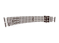 N Streamline Curved Double Radius Turnout UH - Code 5
