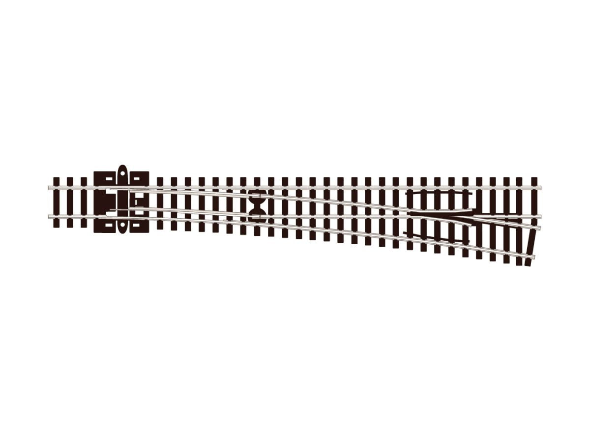 N PECO-S/Line-N-Turnout C80 Lar Rad RH ELE