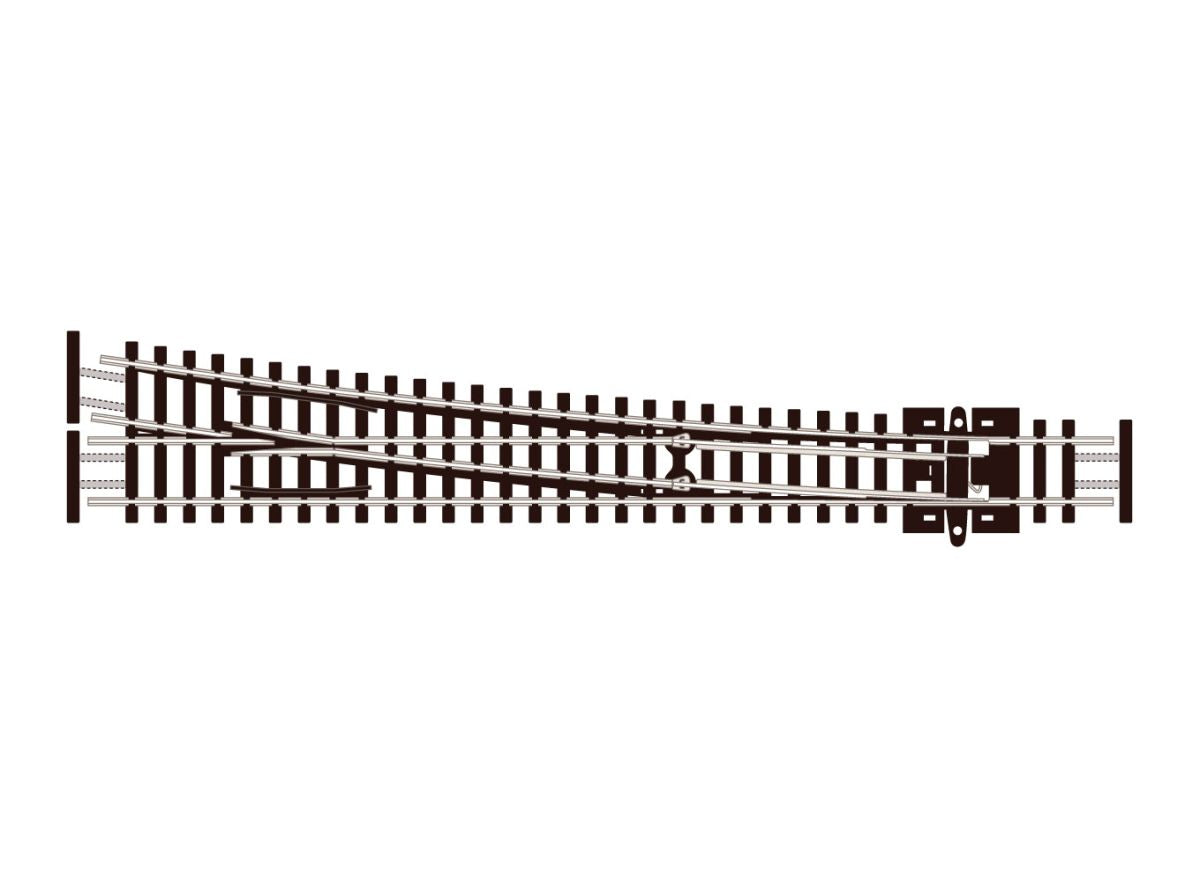 N Streamline Large Radius Turnout R/H - Code 55 - Electrofro