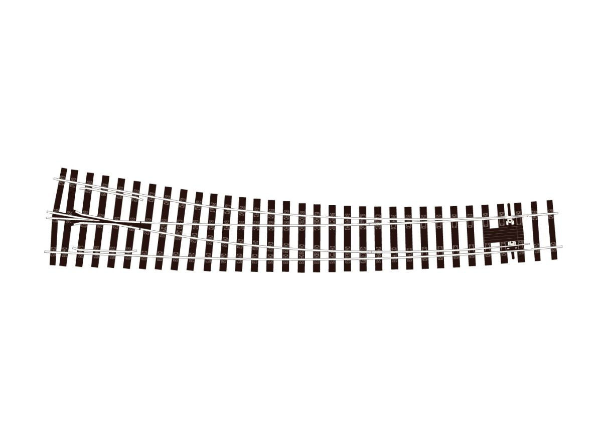 O Turnout BH C124 Curved RH ELE
