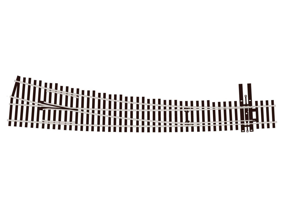 HO No.7 R/H Electrofrog Curved Turnout