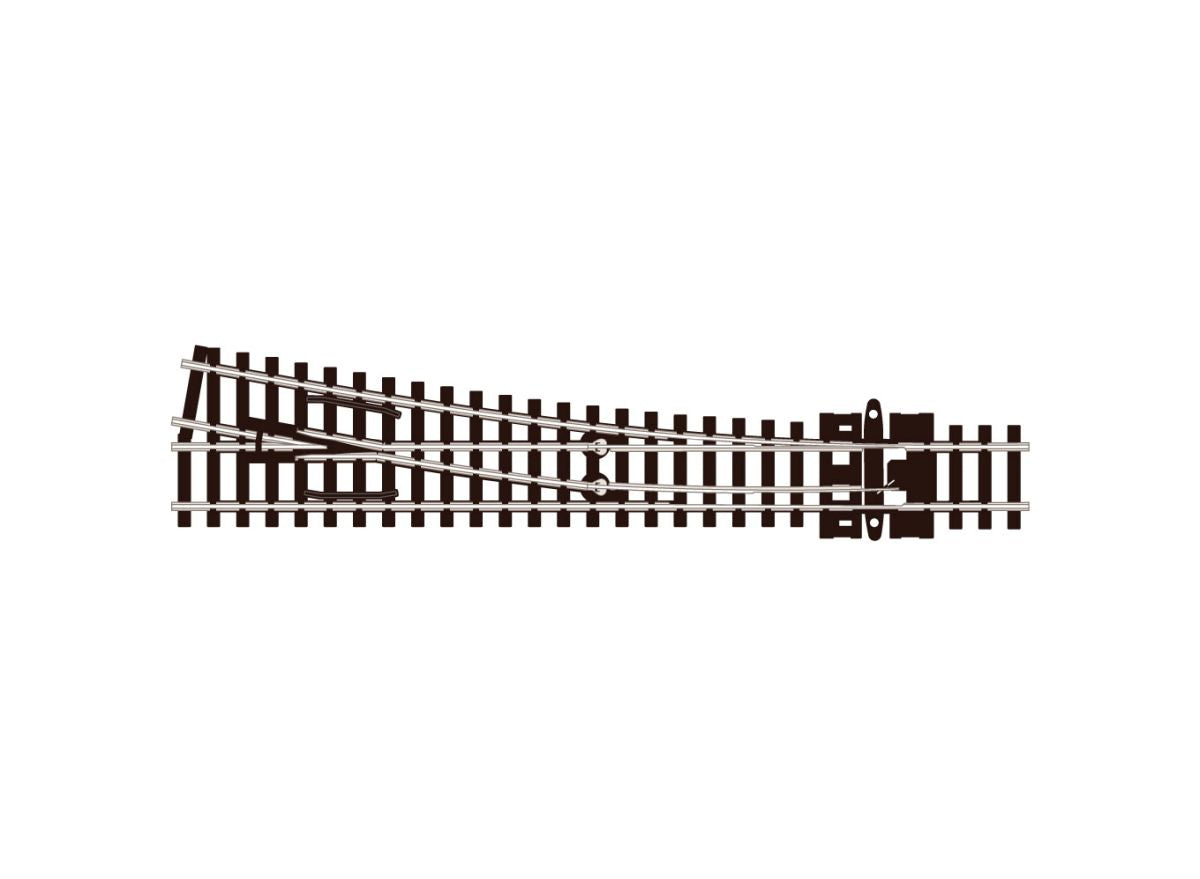 N Streamline Medium Radius Turnout R/H - Code 55 - Uni
