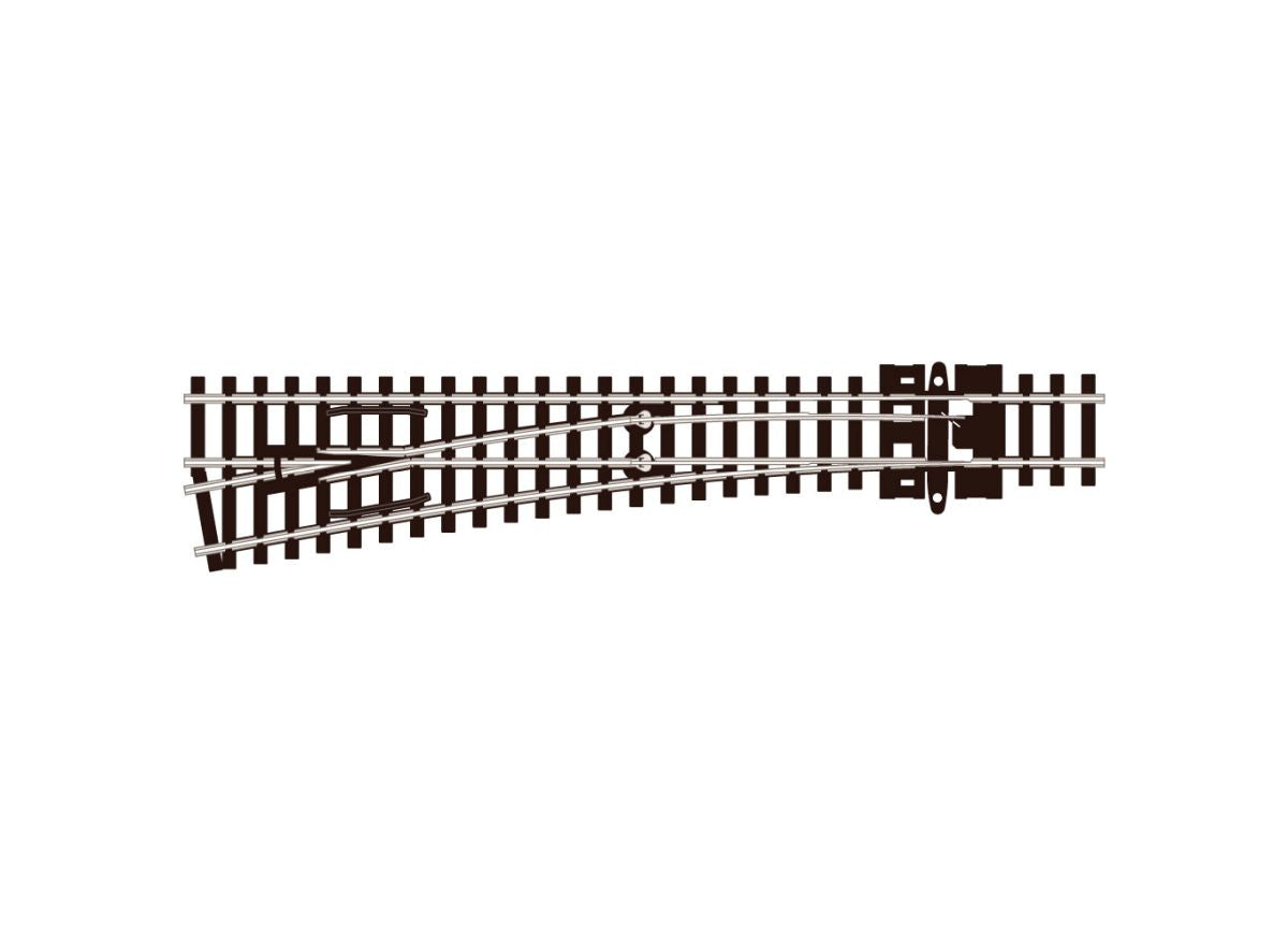 N Streamline Medium Radius Turnout L/H UH - Code 55 - Uni