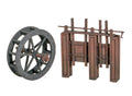 HO Water Wheel & Sluice Gates