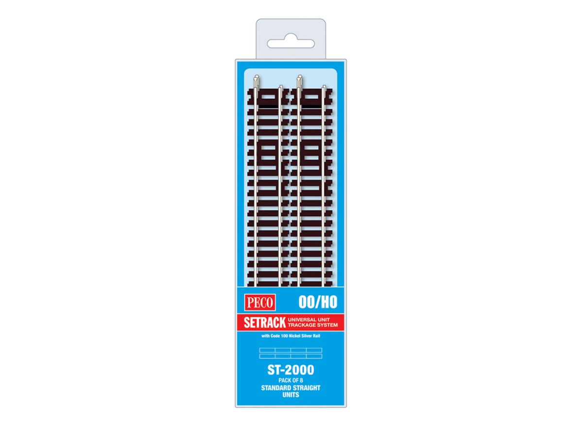 HO PECO-Set-OO/HO-Track C100 MP Standard Straight (8)