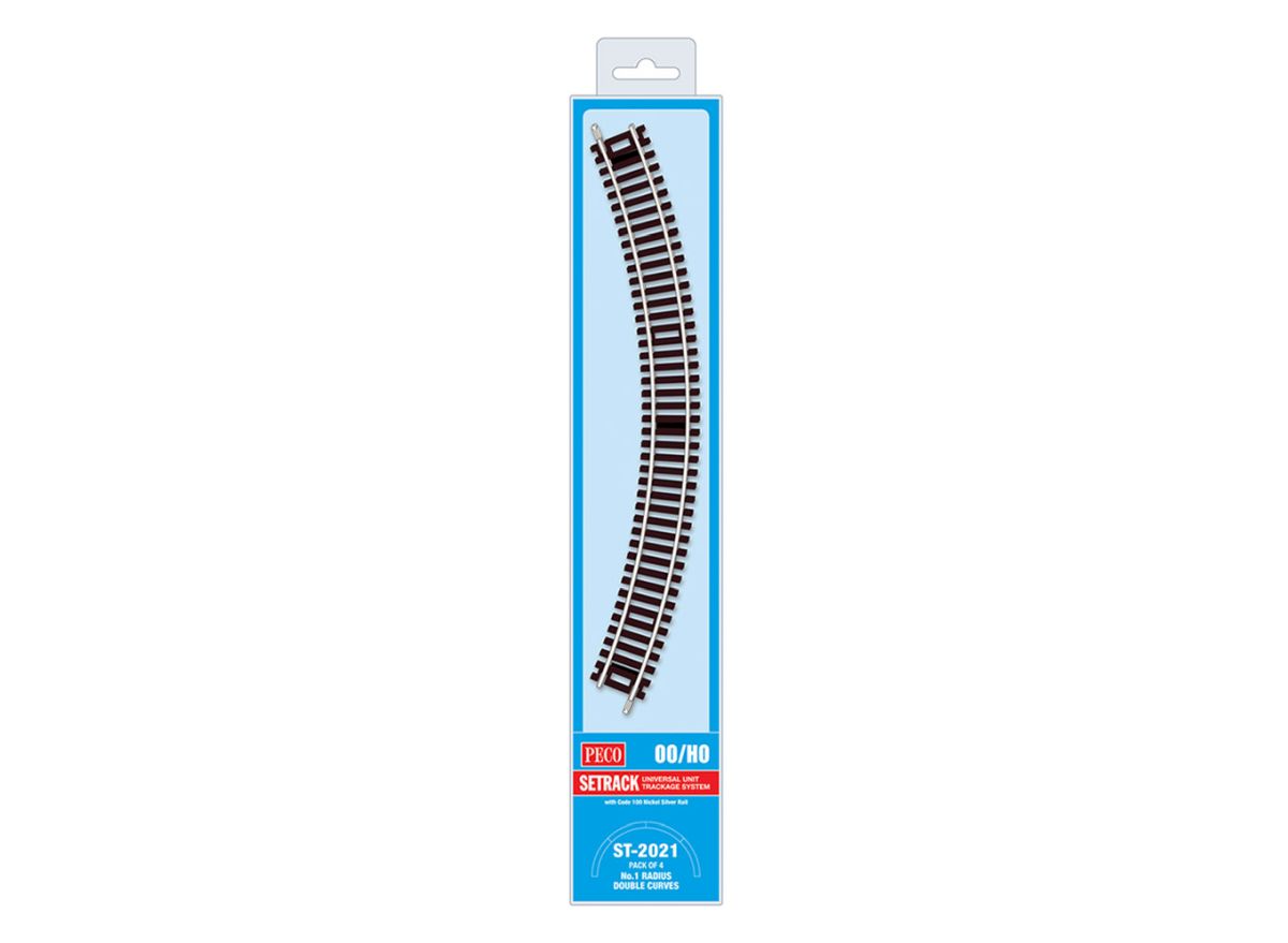 HO PECO-Set-OO/HO-Track C100 MP No.1 Radius Double Curve (4)