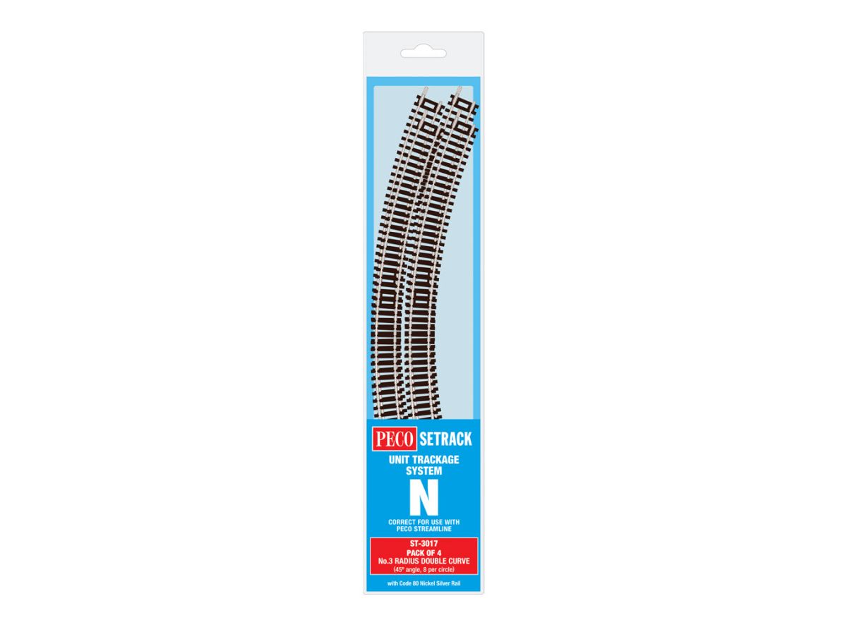N Track C80 MP No.3 Radius Double Curve (4)
