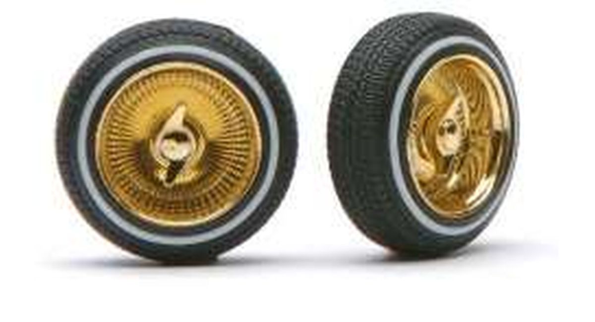 McC  RIMS W/TIRES GOLD