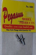 MACH.ALUM. PUMPS SLIM  W/GROOVES (2)