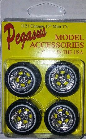 Mini T's Chrome Rims w/Tires
