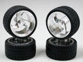 TRI-BLADES  RIMS W/TIRES CHROME
