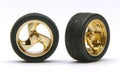 TRI-BLADES  RIMS W/TIRES GOLD