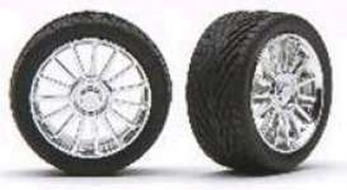 SPIDERS  RIMS W/TIRES CHROME