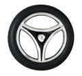 THREE SPOKE  RIMS W/TIRES CHROME