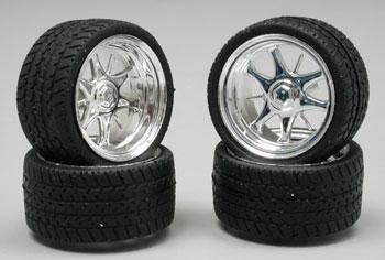 DAGGERS  RIMS W/TIRES CHROME