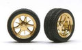 DAGGERS  RIMS W/TIRES GOLD