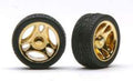 DEEP 32'S  RIMS W/TIRES GOLD