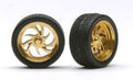 DIABLO'S  RIMS W/TIRES GOLD