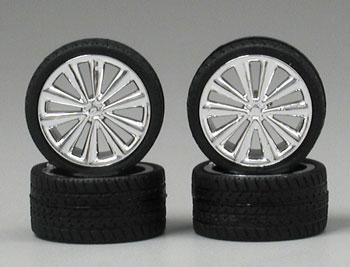 BELLA'S  RIMS W/TIRES CHROME