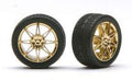 DIAMANTE'S  RIMS W/TIRES GOLD