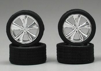TIBURON'S  RIMS W/TIRES CHROME