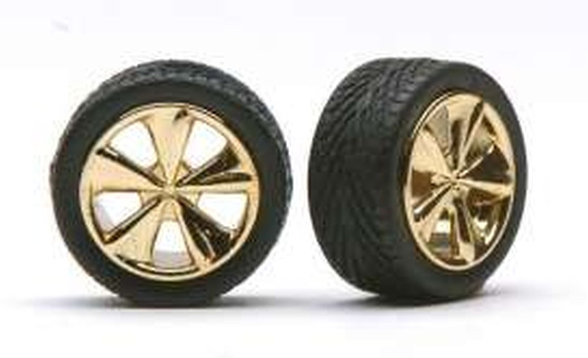 TIBURON'S  RIMS W/TIRES GOLD