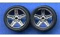 IROK'S  RIMS W/TIRES CHROME