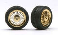APOLLO'S  RIMS W/TIRES GOLD