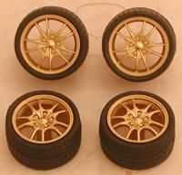 M5'S  RIMS W/TIRES BRONZE