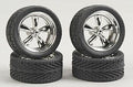 23 T'S RIMS W/TIRES CHROME