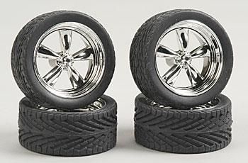 23 T'S RIMS W/TIRES CHROME