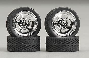 23 HOLLI'S RIMS W/TIRES CHROME