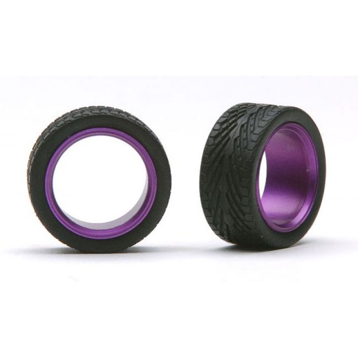 SLEEVES 23 STEPPED ALUM POLISHED PURPLE W/ TIRE