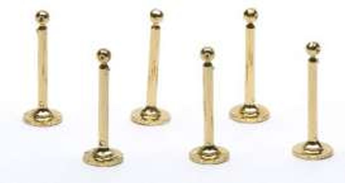 SHOW PIECES STANCHION SET GOLD