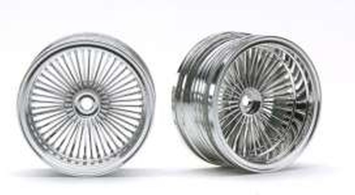1/10 CHROME WIRE RIMS