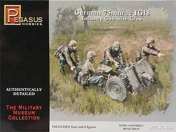 German IG-18 Gun and Crew