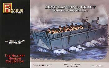 LCVP Landing Craft with Soldiers