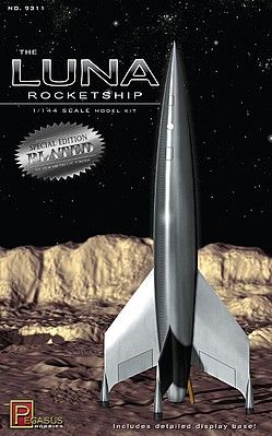 Luna Rocketship Silver Plated Edition