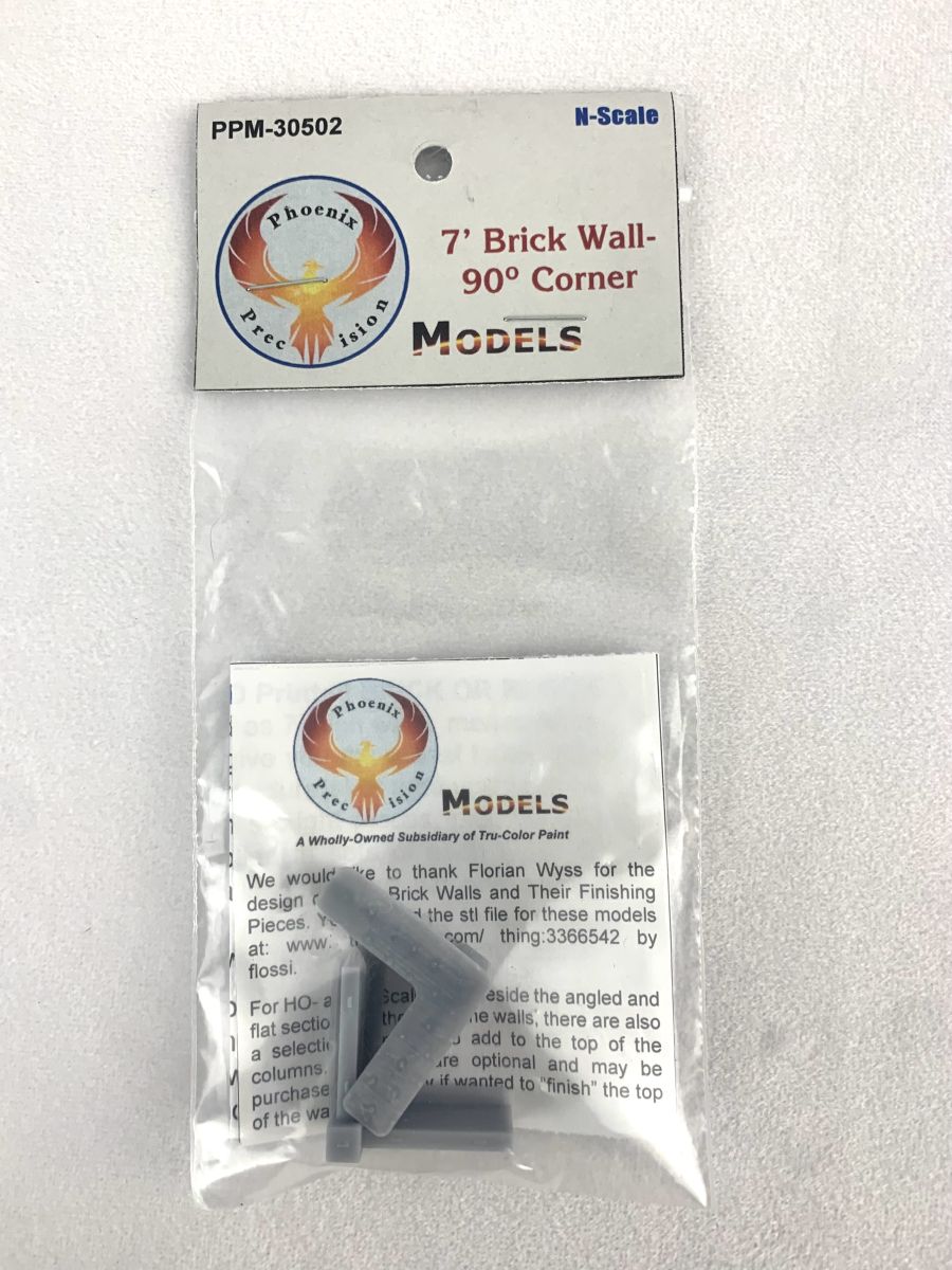 N 7' Brick Wall / 90* Corner (2)