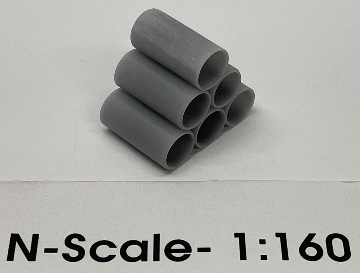 N  Concrete Pipe Stack 4't x 10'