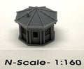 N Octogon Building w/Roof & Glass (1)