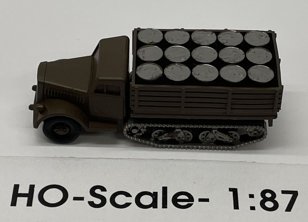 HO Empty Half-Track Truck (1)