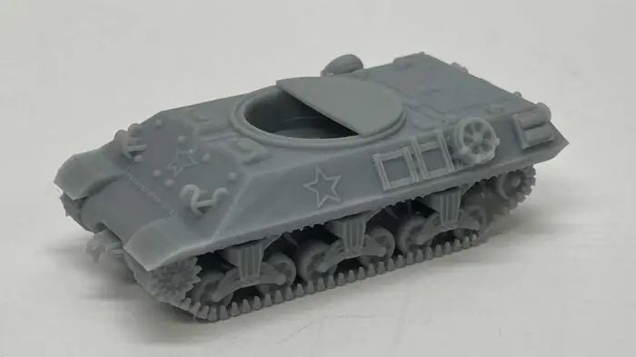 HO M35 Prime Mover Flatcar Load (1)